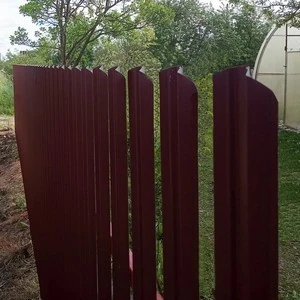 забор металлический штакетник